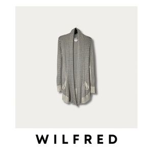 Wilfred Silk/Cashmere Blend Crochet Cardigan